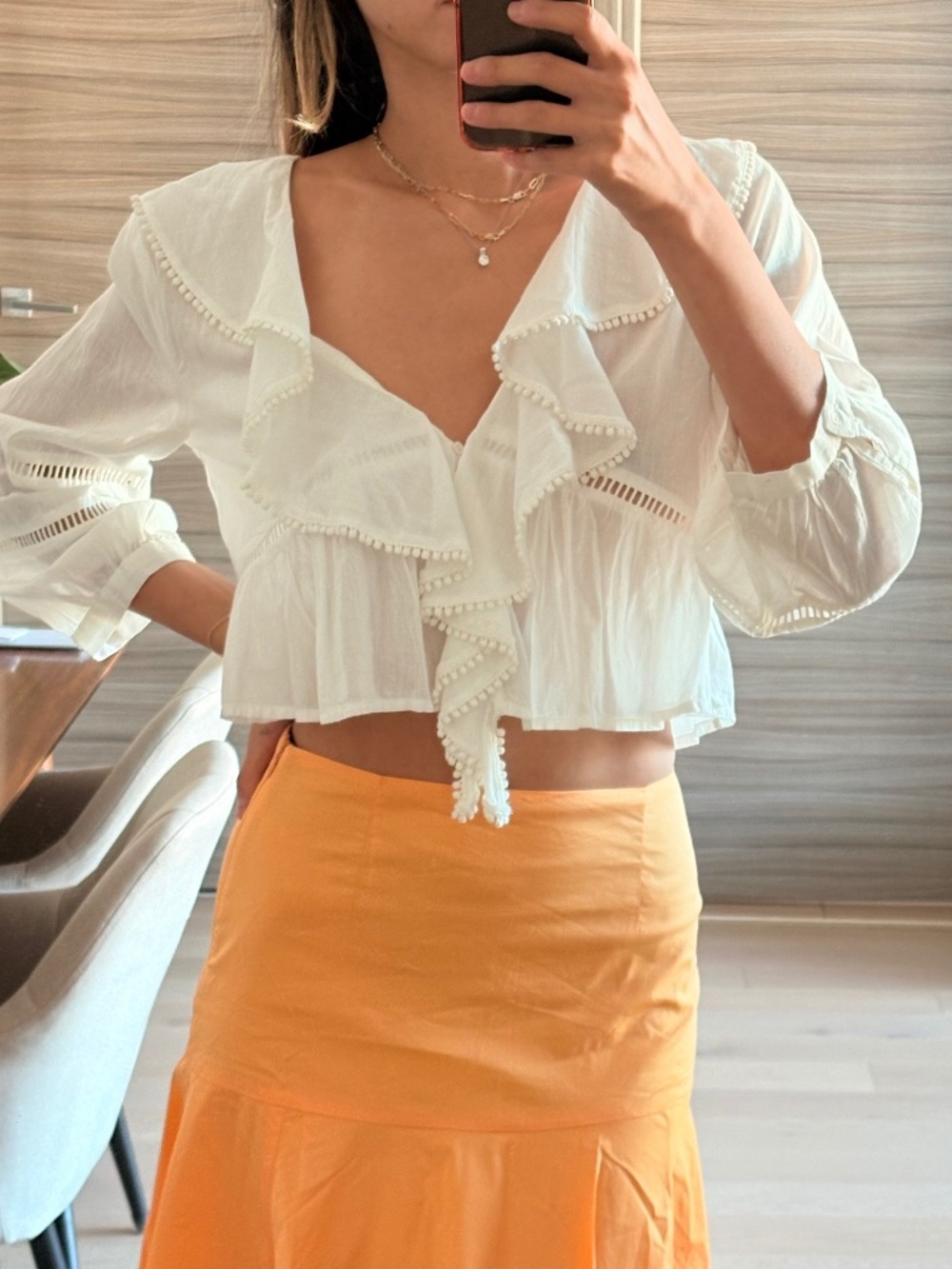 Zara boho top size S